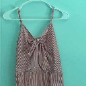 STRIPED SUMMER MIDI DRESS